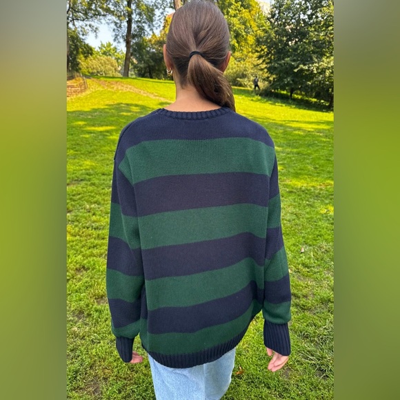 BRANDY MELVILLE BRIANNA COTTON THICK STRIPE SWEATER - Picture 2 of 12